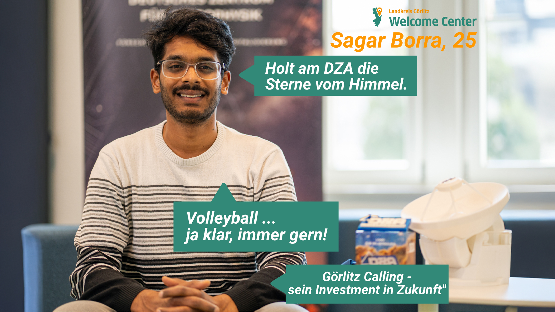 Werbeplakat für die Integreat-App im Landkreis Görlitz. Oben das Integreat-Logo mit dem Slogan ‚Great Integration‘. Darunter der Titel: ‚Ankommen und Leben im Landkreis Görlitz mit der Integreat-App‘. Die App ist mehrsprachig, offline nutzbar und kostenlos. Ein Smartphone mit Icons für verschiedene Lebensbereiche wie Arbeit, Wohnen und Bildung ist abgebildet. Ein grüner Button mit der Aufschrift ‚Jetzt downloaden‘ fordert zum Herunterladen auf. Das Bild verlinkt direkt zur Integreat-App.